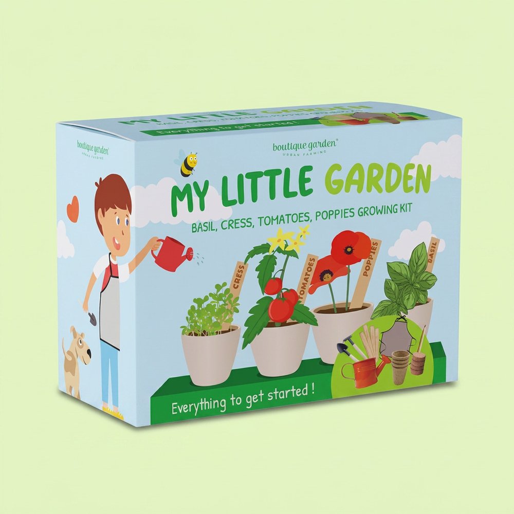 My Little Garden kids growing kit box